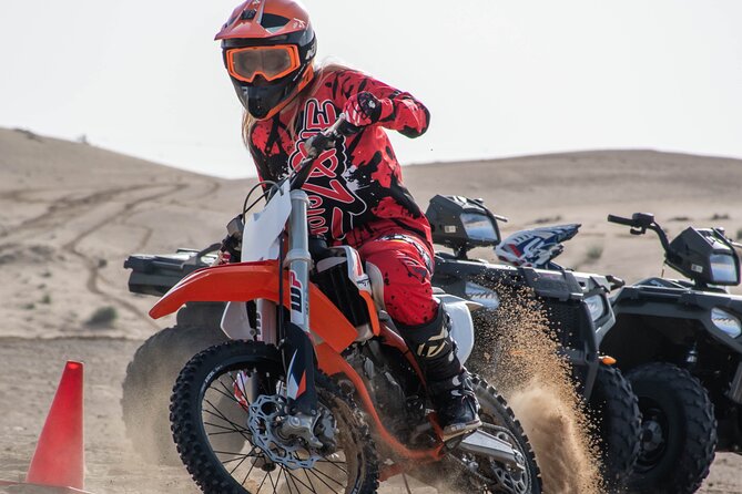 Adult Desert Motorbike Training in Dubai - Where you ride matters: learning without the crowd pressure