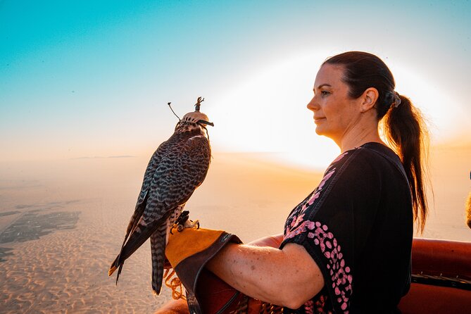 Adventure Hot Air Balloon with Buffet Breakfast & Falcon Show - The falcon show moment, and why it works with the morning light