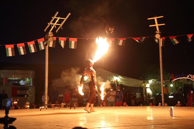 Al Madam Red Sand Safari with BBQ Dinner & Traditional Show - The Quick Break at the Dunes, Then On to Sandboarding and Camel Options