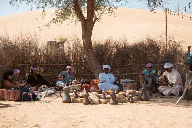 Al Marmoom Oasis Luxury Tent with Bedouin Dinner - Dinner in the Cabana or Tent: Bedouin Supper, Desserts, and Local Entertainment
