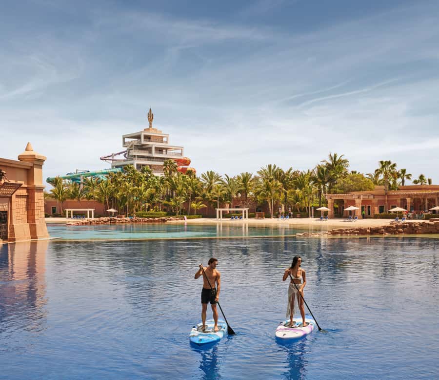 Aquaventure World: Dolphin Paddle and Waterpark Day Pass - Check-in, changing, and the 10-minute specialist briefing