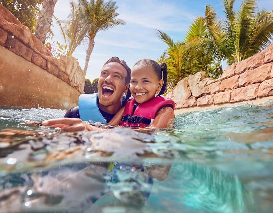 Aquaventure World Waterpark Ticket at Atlantis Dubai - Aquaventure Beach and the lazy river, where the day slows down