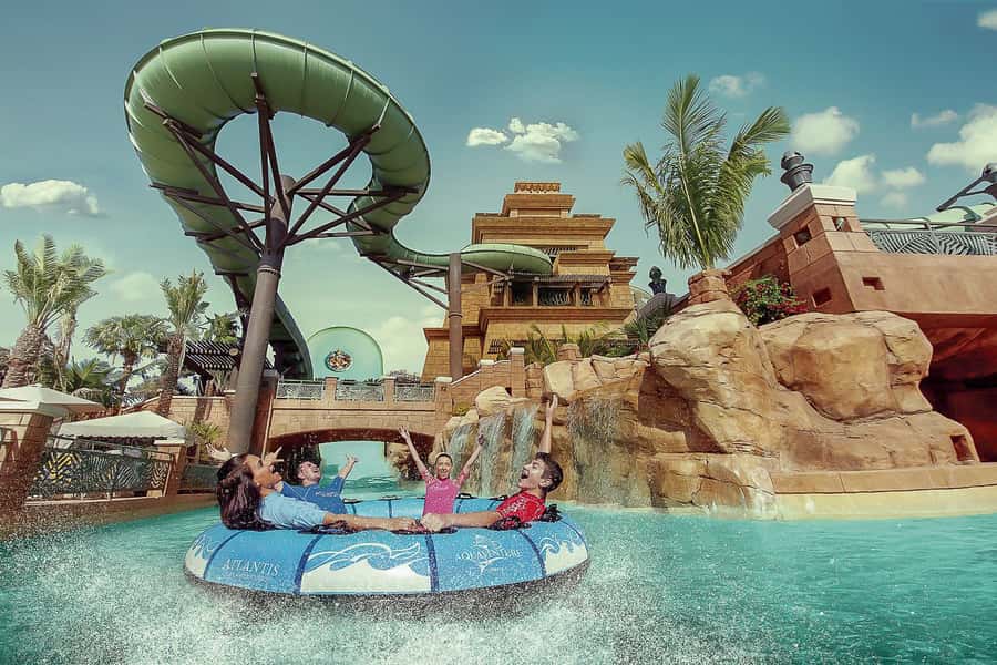 Aquaventure World Waterpark Ticket at Atlantis Dubai - Surf’s Up, wave rider fun without the full commitment of the tallest slides