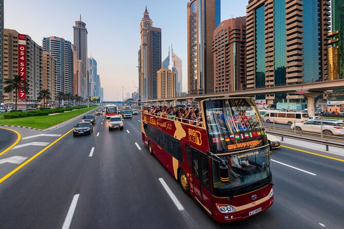 Big Bus Dubai Hop-On, Hop-Off Sightseeing Tour by Open-Top Bus - Blue Route essentials: Marina, JBR, Ain Dubai, and the Palm views