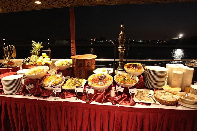 Buffet Dinner Cruise on New Dubai Canal - New Dubai Canal at night, the easy route to downtown sparkle