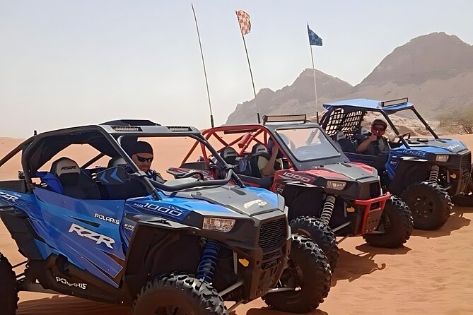 Buggy Ride in Red Dunes With Pick-up and Drop-up - The camp base: drinks, welcome energy, and what is included