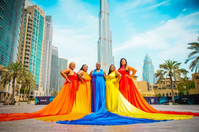 Burj Khalifa Flying Dress Instagram Videography Shoot - The value of a Flying Dress media shoot at Burj Khalifa