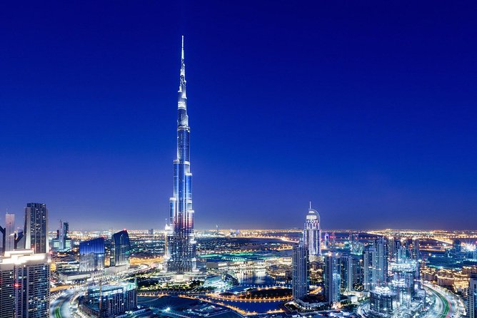 Burj Khalifa Level 148 'At the Top SKY' Entrance Ticket with One-way Transfer - The SKY lounge welcome: coffee, dates, and building facts