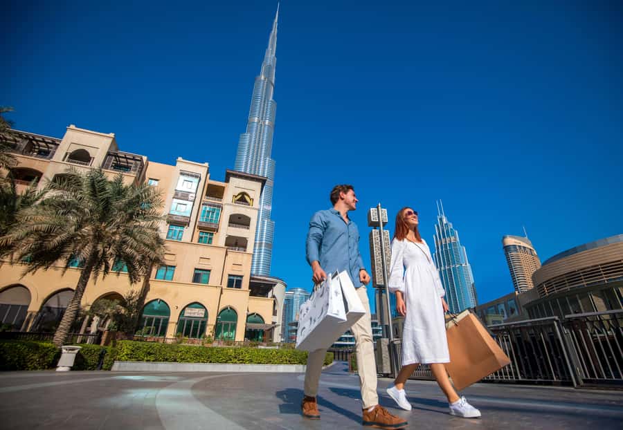 Burj Khalifa Private Videography Shoot - Downtown Dubai Stops: Palace Downtown, Souk Al Bahar, and the Fountain Area