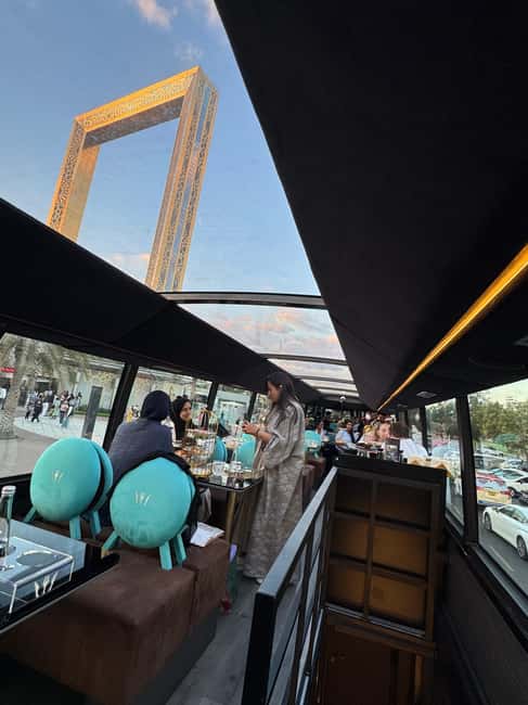 Bustronomy Dubai: Panoramic Brunch On Wheels - Dubai landmarks, served with brunch on double-decker wheels