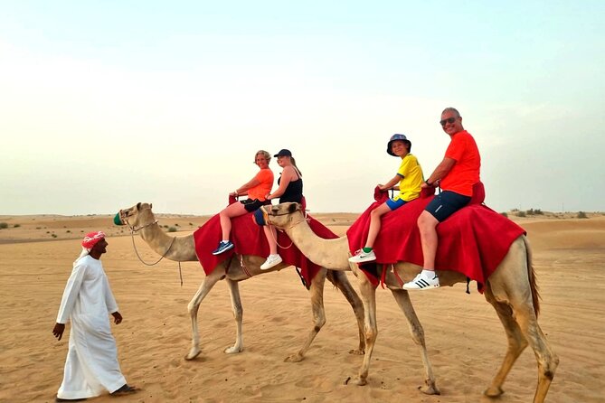 Camel Ride Safari in Red Dunes - The photo point on top of the dunes is where it gets real