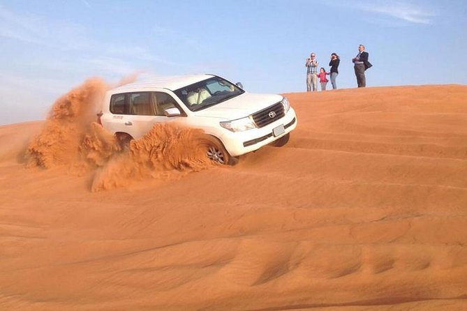 Camel Trekking and Morning Safari with Sand Boarding - Air-Conditioned Land Cruiser Pickup, Dubai to Sharjah Included
