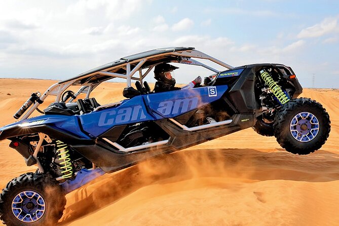 CAN AM 04 Seater Self Drive with Camel Riding and Sand Skiing - The Can-Am 4-seater self drive, minus the boring parts