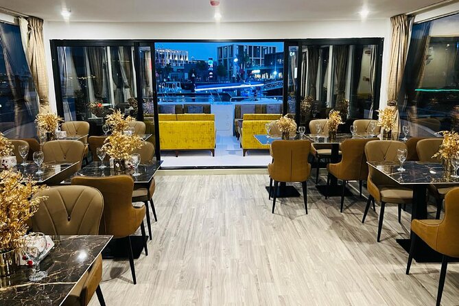 Catamaran Cruise with Dinner at Al Jaddaf Waterfront Dubai - Where you board near Dubai Water Canal and D1 Tower