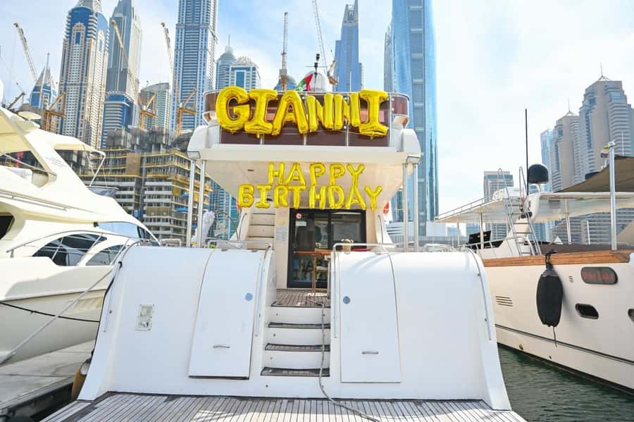 Celebrate Your Birthday in Style on luxury Yacht in Dubai - Crew and sound system: making it feel like your party