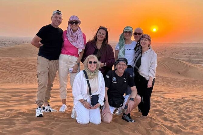 Customized Dubai Morning Desert Safari Dune Bashing Sandboarding - 45 Minutes of Dune Bashing, Peak Photos, and Sandboarding