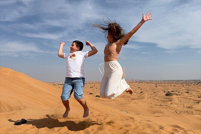 Customized Dubai Morning Desert Safari Dune Bashing Sandboarding - Short Camel Ride: A Small Moment, a Different Pace