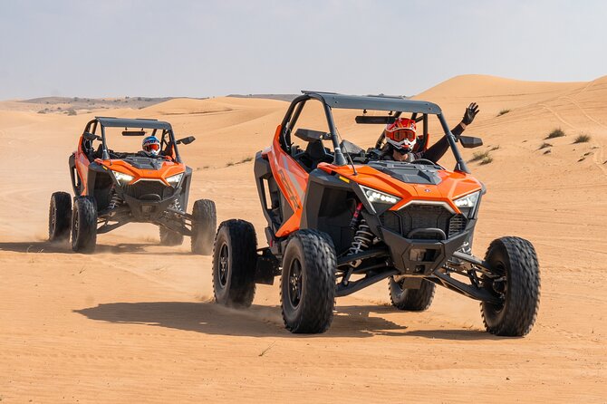 Desert Buggy Tours in Dubai - Polaris buggies and safety gear you can feel in your confidence