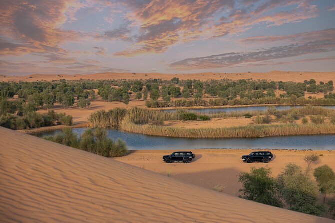 Desert Conservation Wildlife Drive & Breakfast at Al Maha Resort - Getting picked up and riding in comfort (6:30 to 7:00 am start)