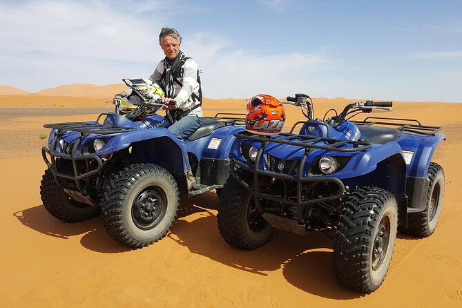 Desert Quad Bike Adventure Dubai with Free Pickup from Hotel - Red dunes ATV riding with real hotel pickup from Dubai and Sharjah