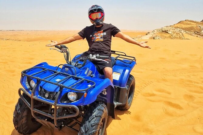 Desert Quad Bike Adventure Dubai with Free Pickup from Hotel - Water, soft drinks, and the meals question you should plan for