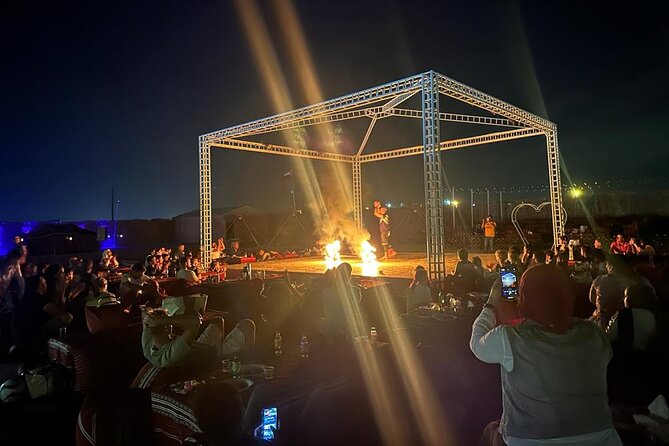 Desert Safari Abu Dhabi - The camp show lineup: Tanoura, belly dance, and fire