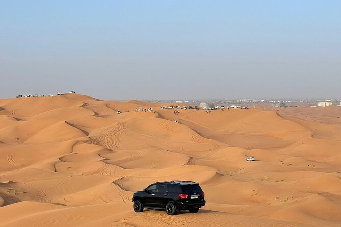 Desert safari adventure with BBQ dinner - Camel ride and sandboarding: included, but keep expectations realistic