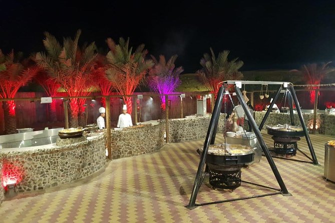 Desert Safari Dubai Luxury Tour - Camp Refreshments: Coffee, Tea, Dates, Water, and Soft Drinks