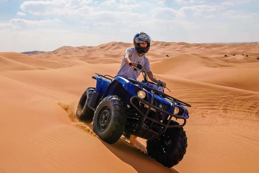 Desert Safari Dubai with Camel Ride, Sandboarding & Dinner - Quad Bike Self-Drive Across the Dunes, Safety and Time on the Sand