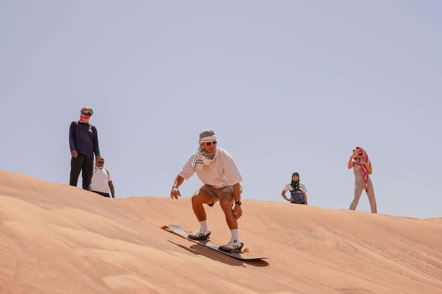 Desert Safari Dubai with Camel Ride, Sandboarding & Dinner - Lahbab Desert Dune Bashing in a Land Cruiser, What to Expect