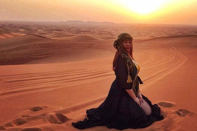 Desert Safari Quad Bike Activity with Dinner in Dubai - Live desert shows: belly dance, fire dance, tanoura, and hala dance