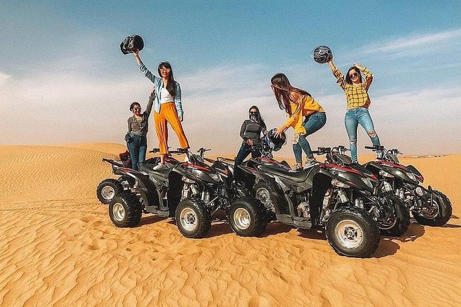 Desert Safari Red Dunes with Camel Ride, Sandboard, BBQ and Shows - Optional ATVs and Premium Upgrade Choices