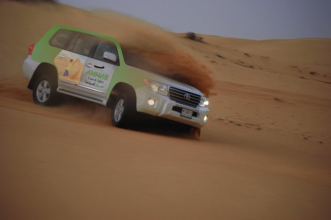 Desert Safari Tour, Quad Bike with BBQ Dinner & Show from Dubai - Dune Bashing in a Land Cruiser: The Part Everyone Remembers