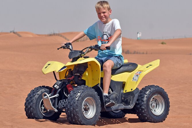 Desert Safari With BBQ Dinner, Quad Bike & Camel Ride from Dubai - Camp Arrival: Henna, Belly Dancing, and Fire Shows Under Stars