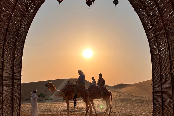 Desert Safari with Dune Bashing and Camel Ride plus Sand Boarding - Camel ride experience: short, scenic, and best for first-timers