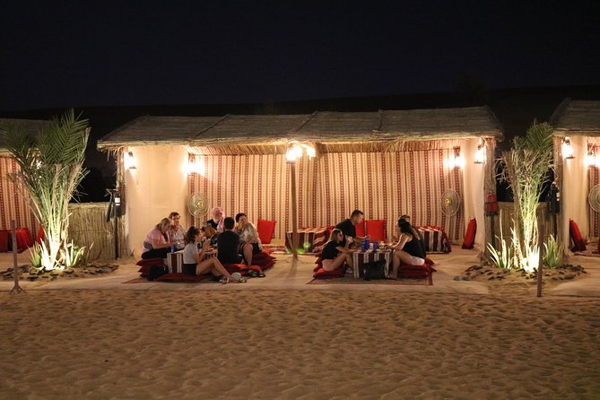 Desert Safari with Entertainment & BBQ Dinner-Heritage Camp - After Dusk Entertainment: Belly Dance, Fire Show, and Thanoura