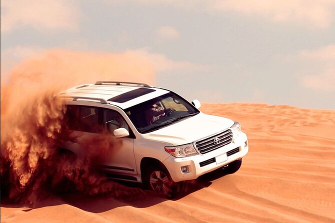 Desert Safari with Quad Bike, 4x4 Dune Bashing and Camel Ride - Lahbab Setup: Restroom Break, Safety Briefing, and the Photo Pause