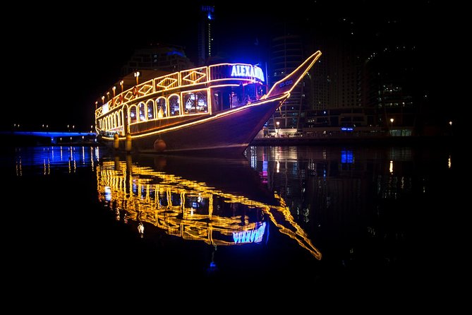 Dinner Cruise in Dubai Marina onboard Alexandra Dhow - Alexandra Dhow on Dubai Marina: a floating dinner with real skyline payoff