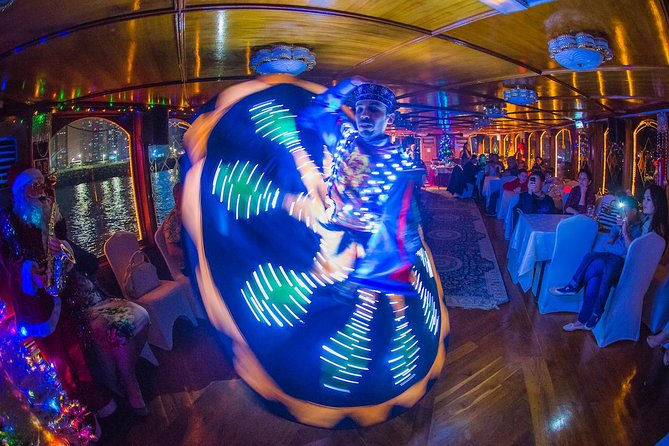 Dinner Cruise in Dubai Marina onboard Alexandra Dhow - The route through Dubai Marina: Cayan Tower, JBR waterfront, and marina promenades