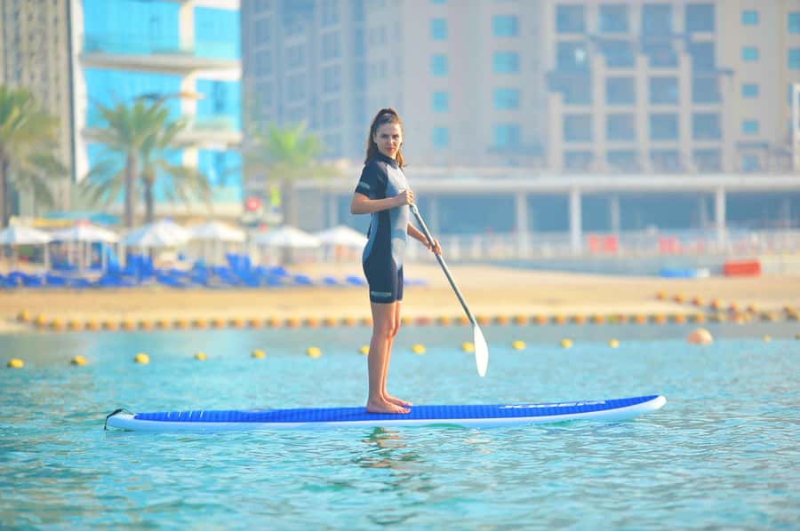 Dubai: 1-hour Kayaking or Stand Up Paddle at Dukes The Palm - Views of the Harbor and Shoreline You Usually Miss
