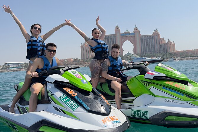 Dubai 1h Jet Ski, Burj Al Arab, Atlantis, Ice Cream, Photo, Video - Why Dubai from the water beats the usual skyline stops