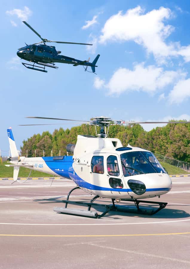 Dubai: 22-Minute Helicopter Flight - Entering the Helidubai experience, with the safety check first
