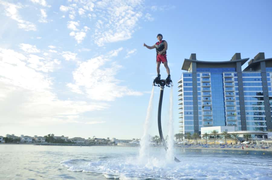 Dubai: 30-Min Flyboard Beginner Session at The Palm Jumeirah - Key highlights at Palm Jumeirah flyboarding