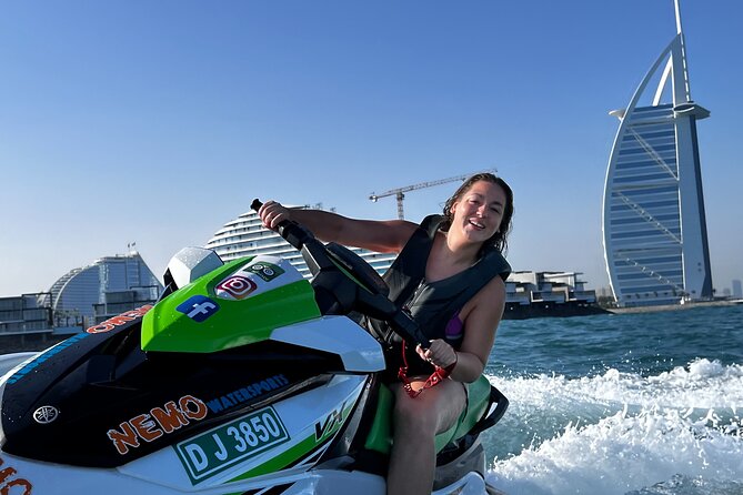 Dubai: 30min Jet Ski: Burj Al Arab w Pics, Videos, free Ice Cream - How sharing a jet ski works, and why it can be a smart value move