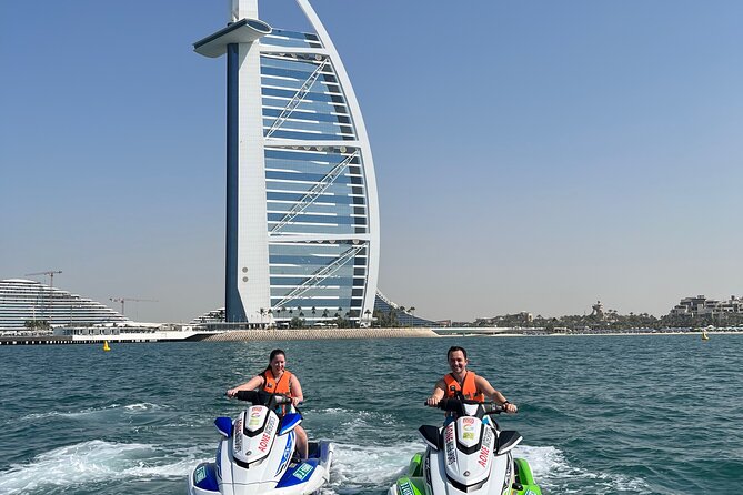 Dubai: 30Min Jet Ski To Burj Al Arab. - Getting ready: life vests, instructions, and the solo option