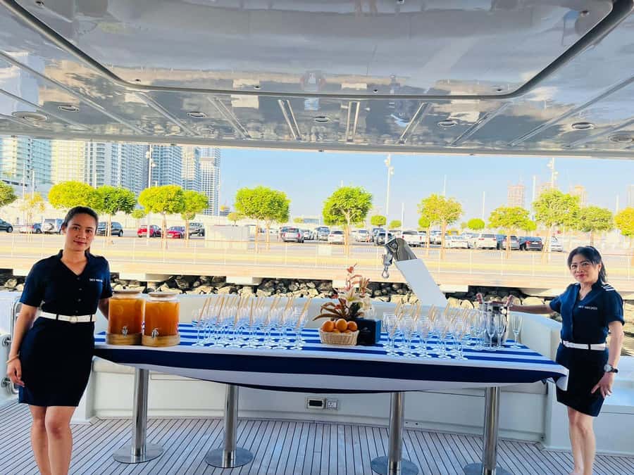 Dubai: 52ft Private Luxury Yacht Experience - A 52ft yacht ride that feels like your own bubble on Dubai water