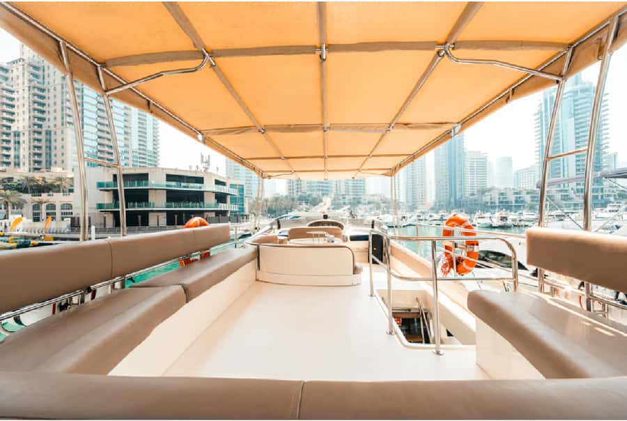 Dubai: 58-Feet Yacht Sea Trip - Burj al Arab from the sea: the wow factor you can feel