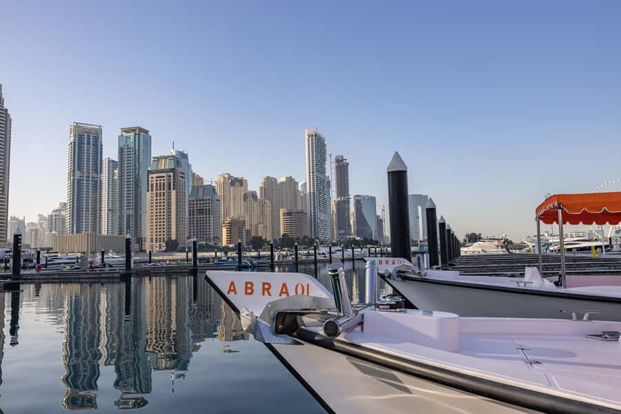 Dubai: Abra Boat Tour in Dubai Marina, Ain Dubai, JBR - The route that hits Dubai’s big water moments in 60 minutes