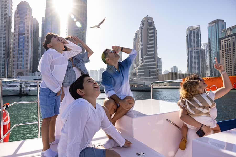 Dubai: Abra Boat Tour in Dubai Marina, Ain Dubai, JBR - Getting on the water at Dubai Marina Harbour, Gate 7 Pontoon BA