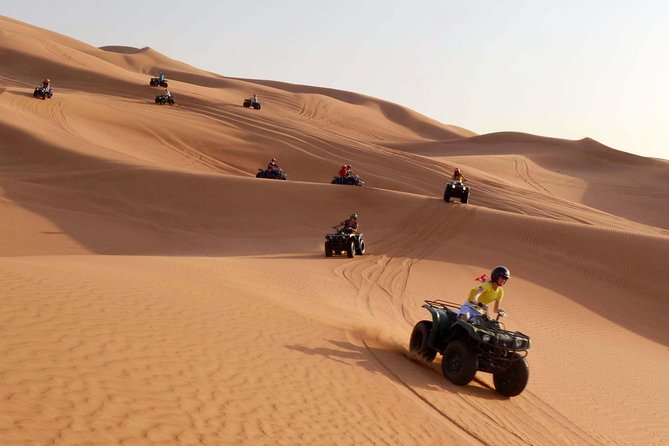 Dubai: Adventure Quad Bike Safari, Camel Ride & Refreshments - Camel ride across the sands, and how to handle comfort concerns
